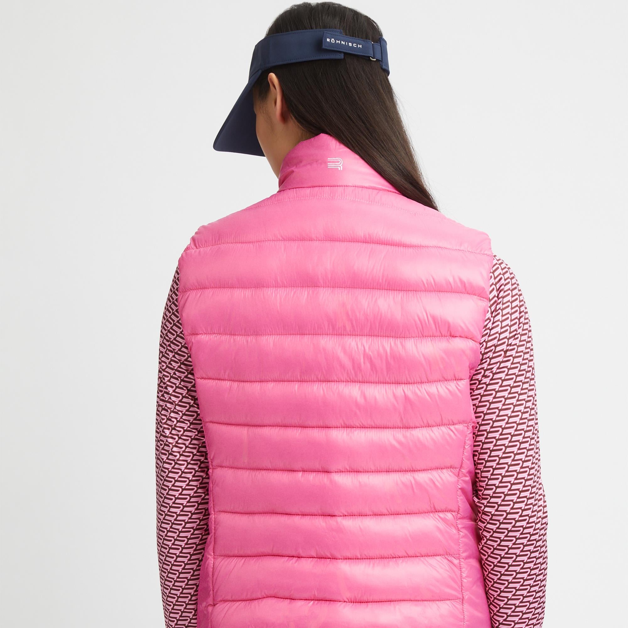 Rohnisch Airlite Padded Ladies Golf Vest Carmine Rose